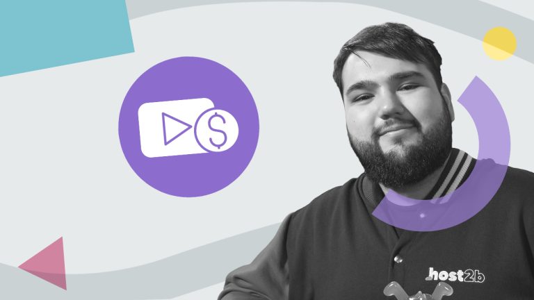 Como o canal da Host2b alcançou R$10 mil/mês com YouTube e afiliados?