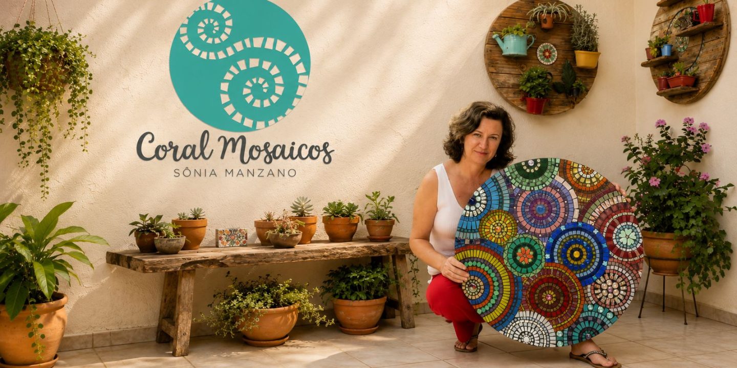 Coral Mosaicos artesanou sonia manzano