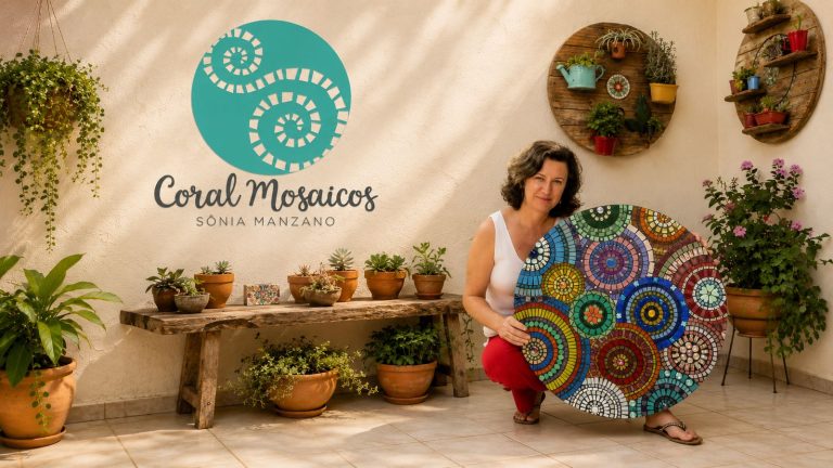 Coral Mosaicos artesanou sonia manzano