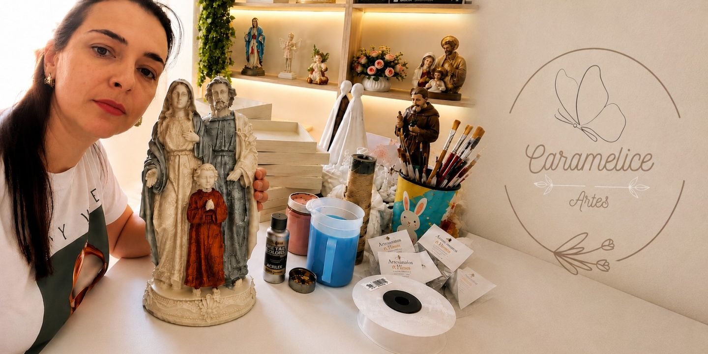 Caramelice Artes: artigos religiosos e peças personalizadas para datas especiais
