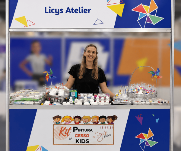 Criatividade infantil ganha forma no Licy's Atelier com kits de pintura em gesso