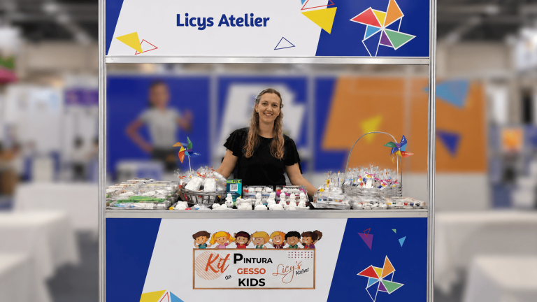 Criatividade infantil ganha forma no Licy's Atelier com kits de pintura em gesso