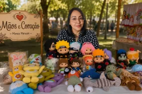 Feltro e decorações afetivas ganham vida na Mãos e Coração – Mimos Manuais - artesanou