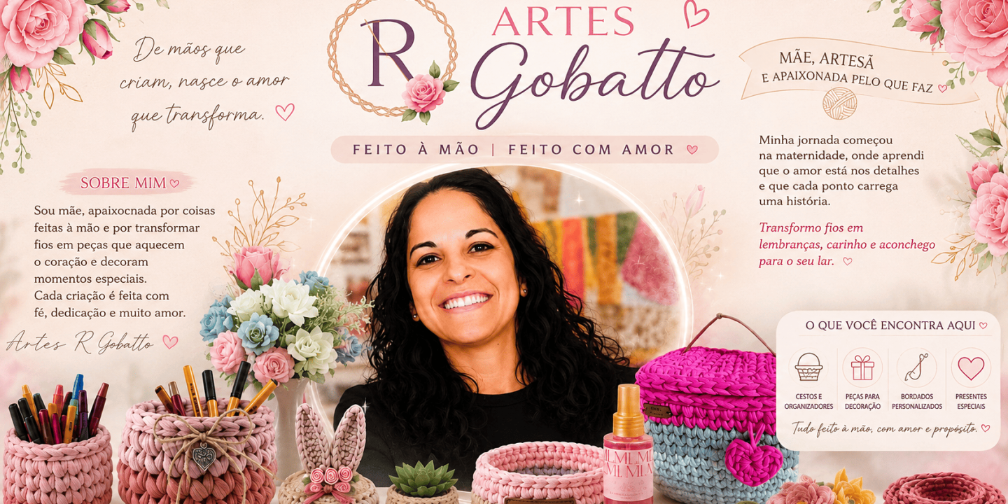Artes Ro Gobatto: crochê, tricô e peças artesanais