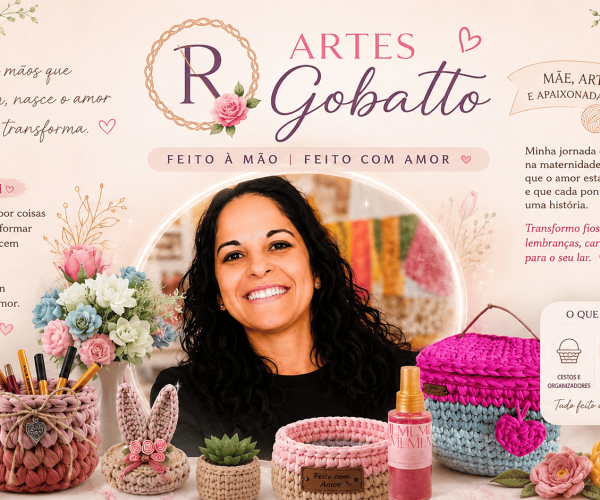 Artes Ro Gobatto: crochê, tricô e peças artesanais