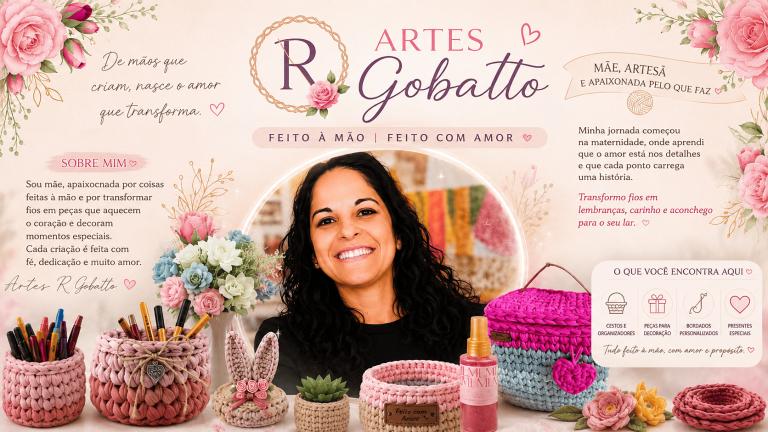 Artes Ro Gobatto: crochê, tricô e peças artesanais